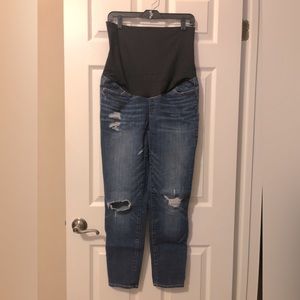 Women’s Size 10 Regular Maternity Jeans in Medium Stretch Denim Summer Style